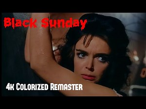 Black Sunday - Mask of Satan 1960 - 4k Remaster - Colorized Intro