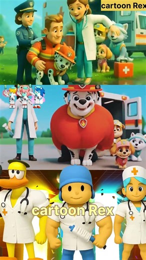 Paw Patrol Scary Chase 🆚 Ryder_ Gaint Transformation X Dance Cover Tiles Hop _ep 76 #pawpatrol