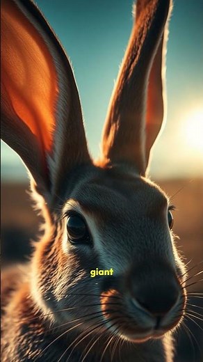 Speed Demon of the Desert: The Jackrabbit #wildlife #shorts #animals