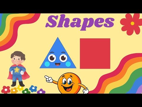 Shapes Matching Activity for Kids | Learn Triangle, Rectangle, Square & Circle | Nursery Class