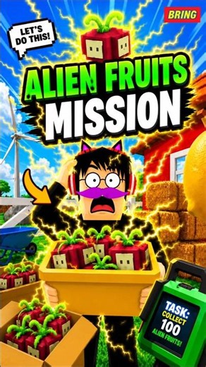 Max's SECRET Alien Fruits Mission 😱 | Rare Fruit Challenge in DTW