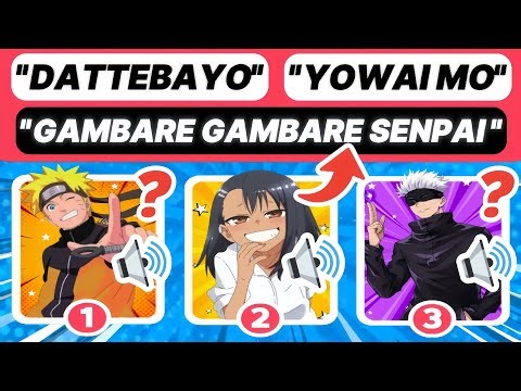 💬Guess The Famous Anime Lines🗣️ | Iconic Anime Catchphrase