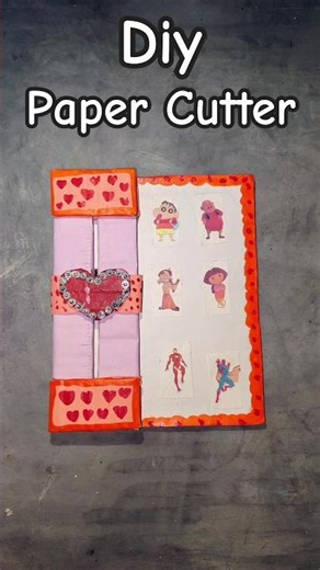 Diy Easy Paper Cutter With Cardboard 😍 #shorts #viral #easy #papercutting #diy #craft #popular #diy