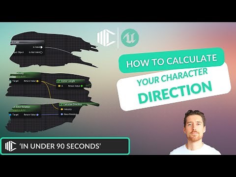 How to calculate the Direction of your character - Unreal Engine 5