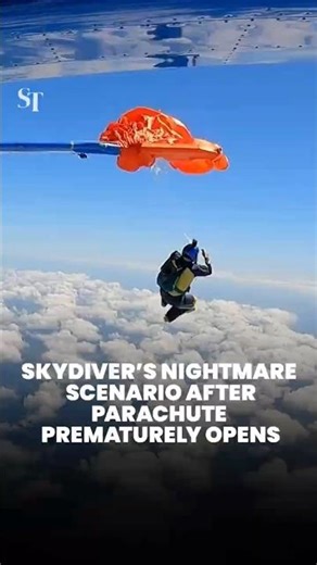 Skydiver’s parachute gets caught on plane tail in Australia