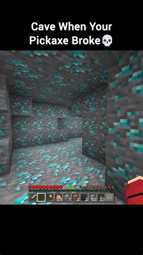 Cave when your pickaxe broke 💀#loyaltygamer #usa #canada #australia