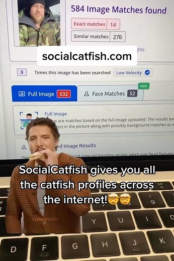 Using reverse image search for online dating photos is a LIFE HACK! Nothing out there that can do what our reverse image search can do! #catfishers #explore #searchtips #searchhacks | SocialCatfish.com