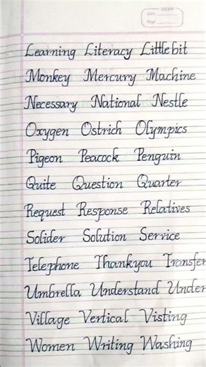 Mastering Lucida Handwriting: Capital Letters, Small Letters, Words & Sentences