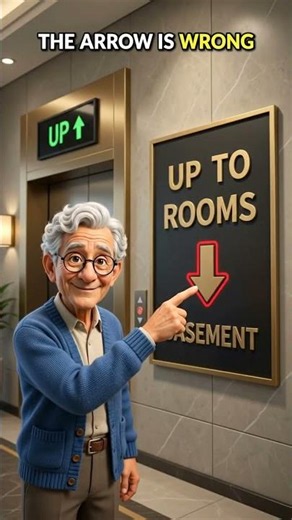 Don't Get in This Elevator Until You Spot the Wrong Detail #shorts #fypシ #vocabulary