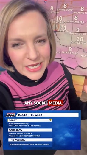 We're monitoring the potential for snow this weekend. It's still to far out for specifics, but Randi Rico breaks down what we're tracking this week: https://www.wlwt.com/article/winter-storm-weekend-saturday-sunday-snow-threat-forecast/70058620 | WLWT