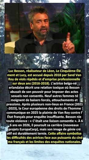 Luc Besson : Viols et emprise sous le couvert du pouvoir!!