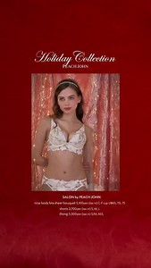 3.2K views · 76 reactions | 헛헼헹헶헱헮혆 헖헼헹헹헲헰혁헶헼헻 ❄⛷ 一年でいちばん華やかなシーズンは じぶんのためにとっておきのランジェリーを身に着けて勺 #peachjohn #ピーチジョン #salonbypj | 【公式】PEACH JOHN / ピーチ・ジョン | Facebook