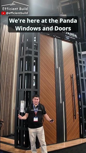 Panda Windows & Doors @ IBS 2025: Innovative 18ft, 14ft & Curved Doors Unveiled