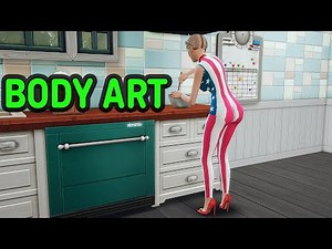 [HD Clean Haul] Body art suit | How to make American Flag Body art | Body art Haul | Try Haul