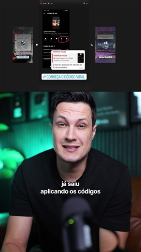 🔓 Para transformar qualquer ideia de conteúdo em um Reels viral aqui no Instagram conheça o meu treinamento o Código Viral. Todos os detalhes dessa oferta especial você encontra apertando em Saiba Mais | Oney Araújo