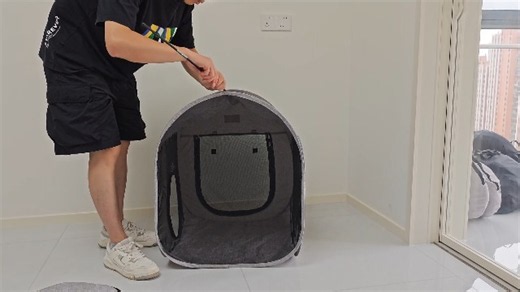 Watch How to fold this 2-in-1 portable cat playpen on Amazon Live