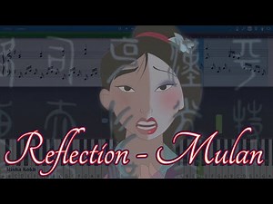 Reflection - Mulan [Piano Tutorial | Sheets | MIDI] Synthesia