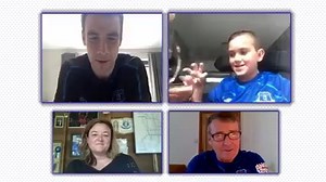 💙 l The #EFC Fan of the Year, chosen by Everton Fans Forum, is Lewis Docherty! Here's the emotional moment Lewis, 11, who has quadriplegic cerebral palsy, was surprised by Seamus Coleman with a special video call and presented with his award... You're a true inspiration! 👏 👉 bit.ly/33Z87FK | Everton Football Club