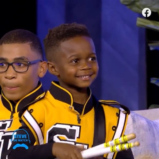 5-Year-Old Drumming Prodigy Wows Steve Harvey! 🥁 👏 | STEVE on Watch