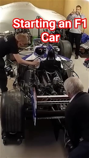 Starting an F1 Car Is INSANE! #shorts #automobile#facts