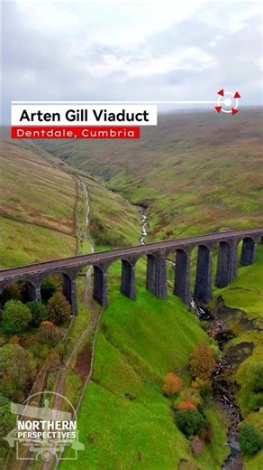 Arten Gill Viaduct – Aerial Fly-Around Over the Dales