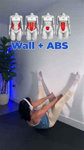 Wall Abs Workout 🔥 Strong Core Without Getting on the Floor