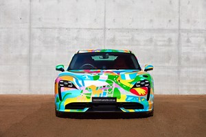 Porsche Cars Australia commissions ‘digital Taycan art car’ for a good cause