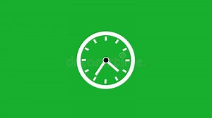 Clock countdown animation. stock video. Video of game - 392696253