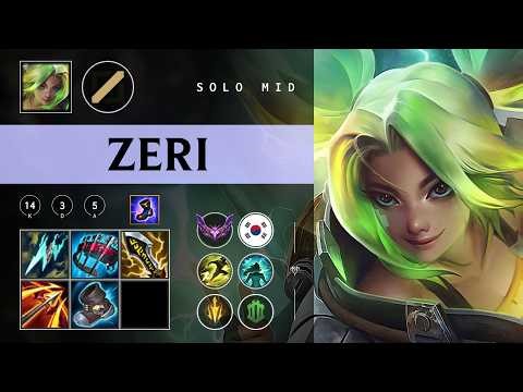 Zeri Mid vs Lissandra - KR Master Patch 26.07