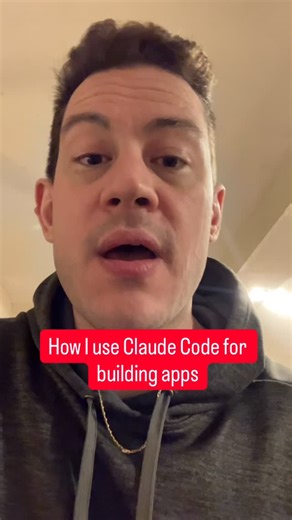 David Gariepy on Instagram: "How I use Claude Code to build apps #ai"