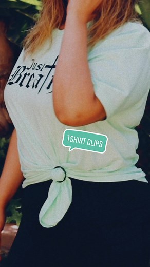 TShirt Clips 🙌🏼🎉Little FREEBiE 🥰 ill be adding to every 𝕵𝖚𝖘𝖙 𝕭𝖗𝖊𝖆𝖙𝖍𝖊 tshirt for this launch...I Made a quick video on how to use them 💋These little clips are awesome 👌🏼 It's such a great way to make your shirt fit just right! 😍The t-shirt clips help tighten up your t-shirt around your hips and waist (which easily stands out your body shape 😉) and gives the shirt a completely different look. I LOVE THEM so that's why I'm giving you all one with your shirts.