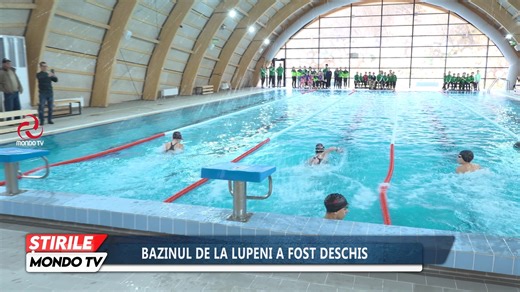 ȘTIRILE MONDO TV - BAZINUL DE LA LUPENI A FOST DESCHIS | Mondo TV