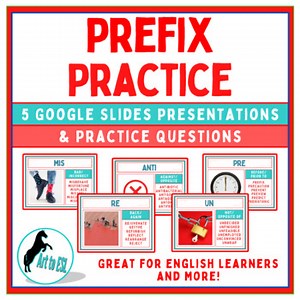 5 Prefix Presentations & Practice-Introduction to Prefixes - EL-English Learners