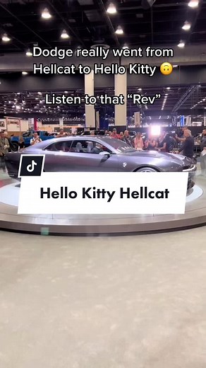 Sound of a Hellcat Engine vs a Hello Kitty Engine