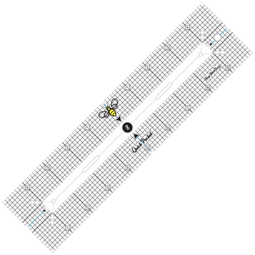 Zipper Tote Bag Ruler Template: 8-inch Pocket Sewing Pattern - Etsy