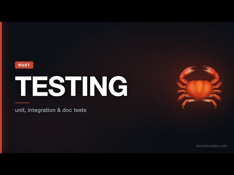 Rust Testing — Unit Tests, Integration Tests & Doc Tests