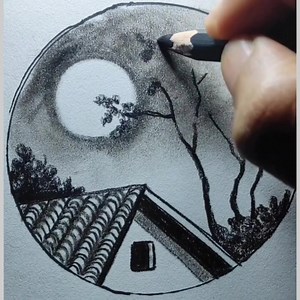 1.1M views · 5.3K reactions | Beautiful scenery drawing  | All About Art | Facebook