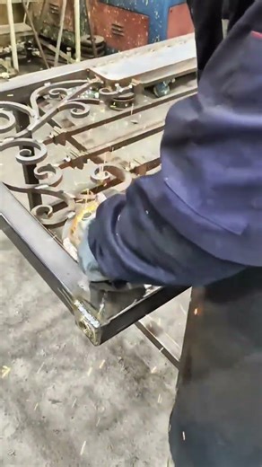 Expert Grinding Techniques for Custom Wrought Iron Gate Fabrication