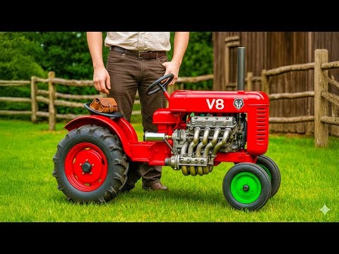 Top 10 Smallest V8 Powered Tractors In The World You Didn't Know Existed!