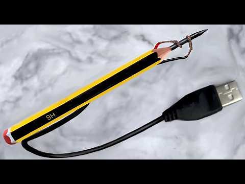 DIY Soldering Iron from PENCIL