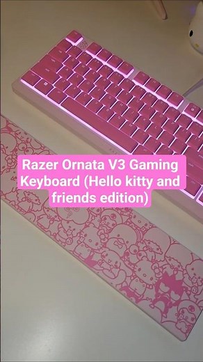 Razer Ornata V3 Gaming Keyboard (Hello kitty and friends edition)