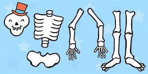 Make a Moving Skeleton Cutting Activity (Large) to Support Teaching on Funnybones