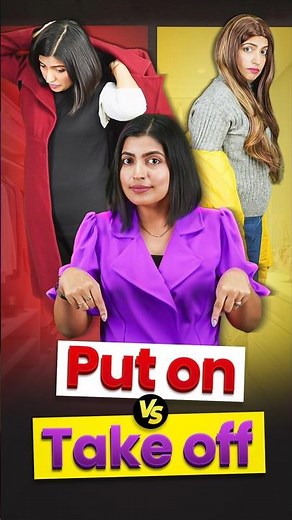 Put On vs Take Off 🤔 | Common English Phrasal Verbs | Kanchan English Connection #shorts
