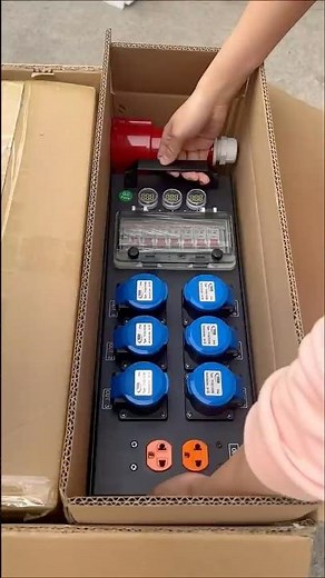 Professional Power Distribution Cabinet for Stage Lighting & Event Systems