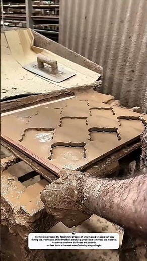 Amazing Handmade Clay Tile Production Process | Skilled Workers at Work