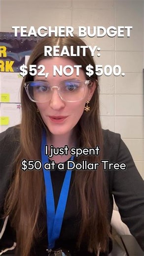 $52 Dollar Tree Classroom Haul (Real Teacher Budget) #dollartree #teacher #shorts