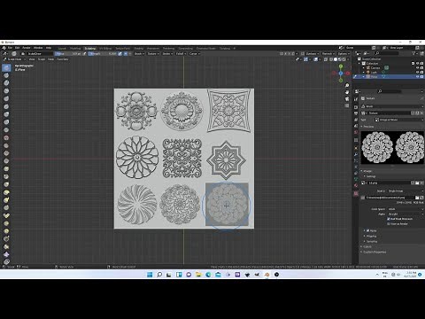 use stencil brush in blender like artist |sculpting tutorial