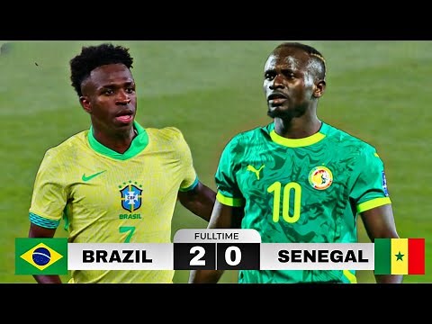 FULL HIGHLIGHT BRAZIL VS SENEGAL | FRIENDLY MATCH EMIRATES STADIUM LONDON 2025 | FANSCAM