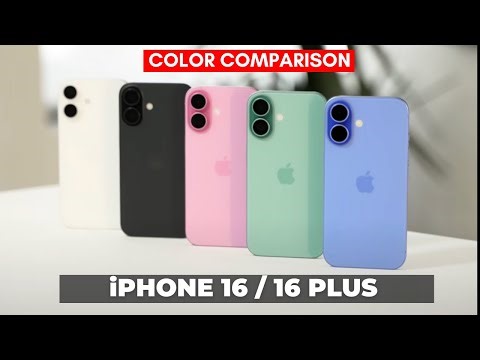 iPhone 16 and 16 Plus Color Comparision! Which one is the best?