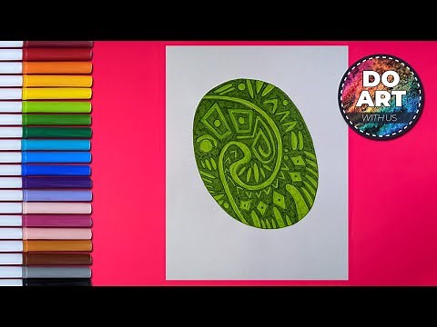 How to Draw the Heart of Te Fiti from Disney's Moana | EP.046